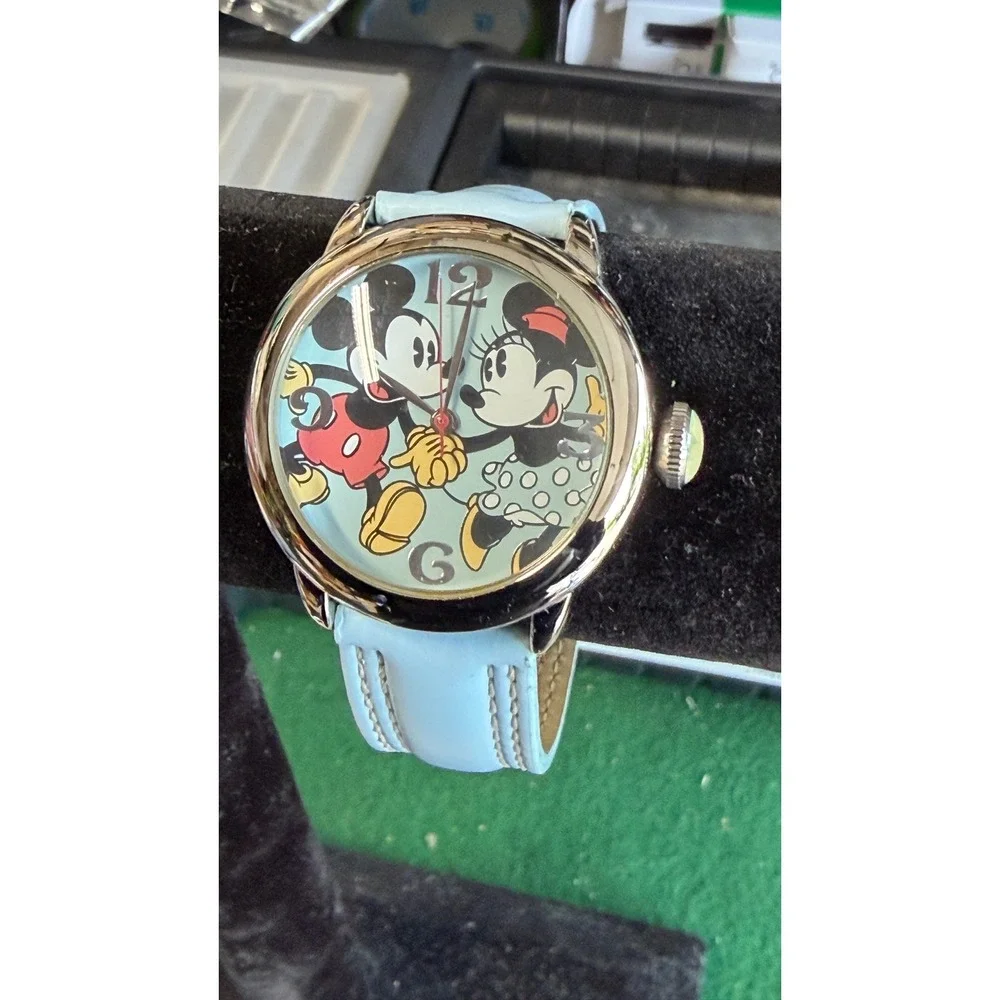 Disney Special Edition Mickey Minnie Mouse‎ Watch Blue Strap F80DF3112411
